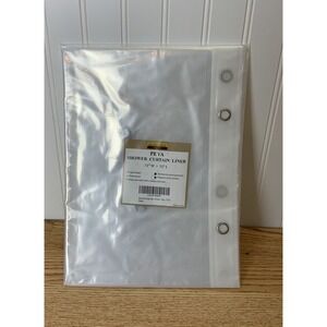 Barossa Design Clear PEVA Shower Curtain Liner 71"x72"